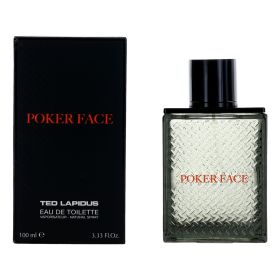 Poker Face by Ted Lapidus, 3.3 oz Eau De Toilette Spray for Men