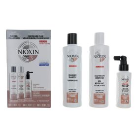 Nioxin 3D Care System Kit 3 - For Colored Hair, Light Thinning, Balanced Moisture