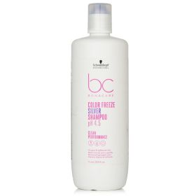 SCHWARZKOPF - BC Bonacure pH 4.5 Color Freeze Silver Shampoo (For Grey & Lightened Hair) 722857 1000ml/33.8oz