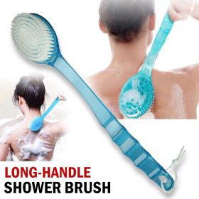 Long Handle Bath Body Brush Soft Back Shower Exfoliating Skin Scrubber Massager