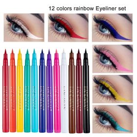 Painted Eyeliner Non-Smudge Matte Eyeliner (Color: 10)